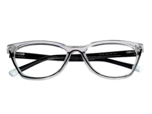 CAT EYE 5712 TRANSPARENT WITH BLACK BORDER