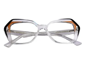 CAT EYE 5759 TRANSPARENT WITH BLACK PATCH