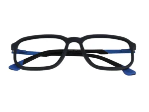 TOM HARDY RECTANGLE  FRAME 135025 MATT BLUE WITH BLUE METAL TEMPLE