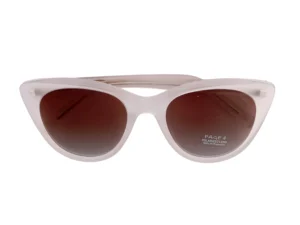 PAGE 4 SUNGLASS CAT EYE   PA135 MATT WHITE