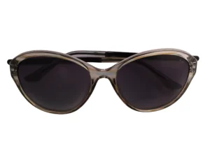 PAGE 4 SUNGLASSES RECTANGLE  PA155 C3 LIGHT GREEN  WITH GREY LENS